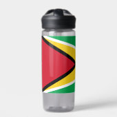 ガイアナボトル愛国心ガイアナ国旗 ウォーターボトル (正面)