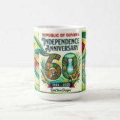 ガイアナ共和国第60回独立記念日 コーヒーマグカップ (中央)