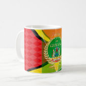 ガイアナ共和国Mug_デザイン コーヒーマグカップ (正面左)