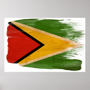 ガイアナ国旗のポスター ポスター