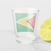 ガイアナ国旗の独立カリブの ショットグラス (裏面)