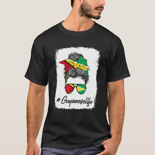 ガイアナ国旗1 Tシャツ (正面)