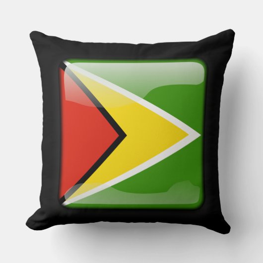 ガイアナ国旗 クッション (正面)