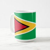 ガイアナ国旗 コーヒーマグカップ (正面左)