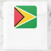 ガイアナ国旗 スクエアシール (バッグ)