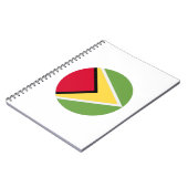 ガイアナ国旗 ノートブック (左側)