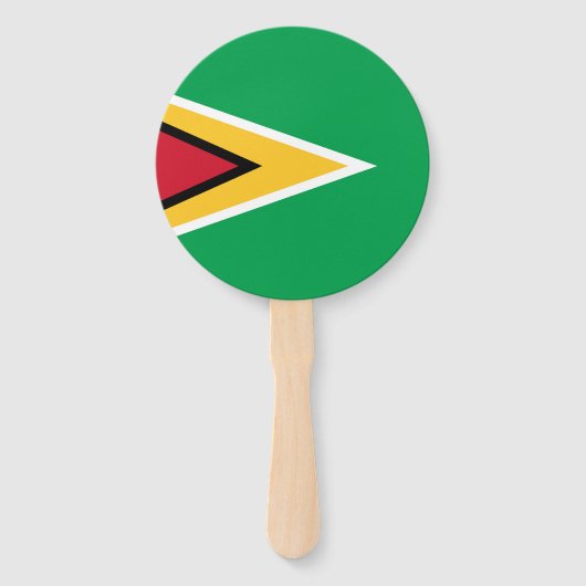 ガイアナ国旗 ハンドファン (裏面)