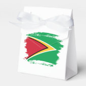 ガイアナ国旗 フェイバーボックス (正面サイド)