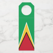 ガイアナ国旗 ボトルネックタグ (正面)