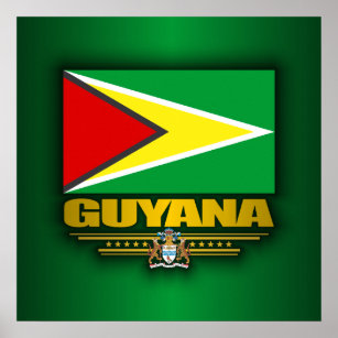 ガイアナ国旗 ポスター