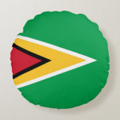 ガイアナ国旗 ラウンドクッション (正面)