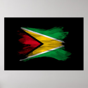ガイアナ国旗、国旗 ポスター