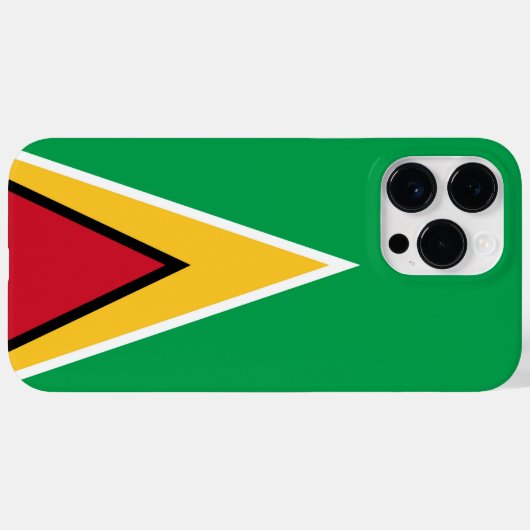 ガイアナ国旗 Case-Mate iPhoneケース (裏面 (横))