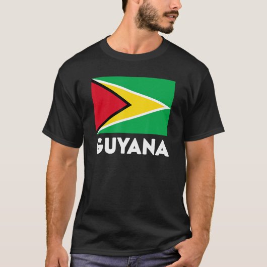 ガイアナ国旗 Tシャツ (正面)