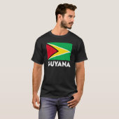 ガイアナ国旗 Tシャツ (正面フル)