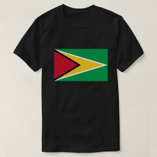 ガイアナ国旗 Tシャツ (デザイン正面)