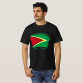 ガイアナ国旗 Tシャツ (正面フル)