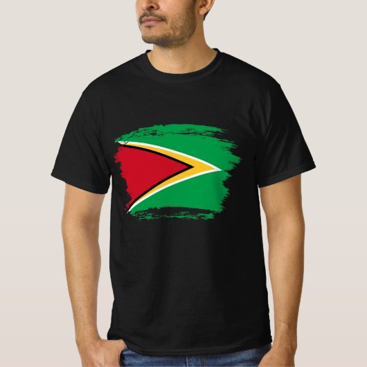 ガイアナ国旗 Tシャツ (正面)