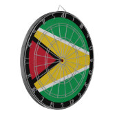 ガイアナ国旗Dartboard & Guyana / game board ダーツボード (正面左)