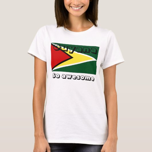 ガイアナ国旗Tシャツ Tシャツ (正面)