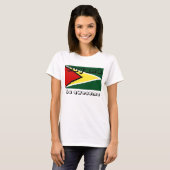 ガイアナ国旗Tシャツ Tシャツ (正面フル)