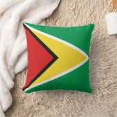 ガイアナ国旗x旗まくら クッション (ブランケット)