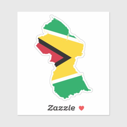 ガイアナ州旗 シール (シート)