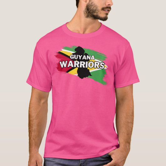 ガイアナ戦士クリケット Tシャツ (正面)