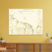 ガイアナ海岸 キャンバスプリント (インサイチュ (リビング))