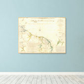 ガイアナ海岸 キャンバスプリント (インサイチュ (ウッドフロア))