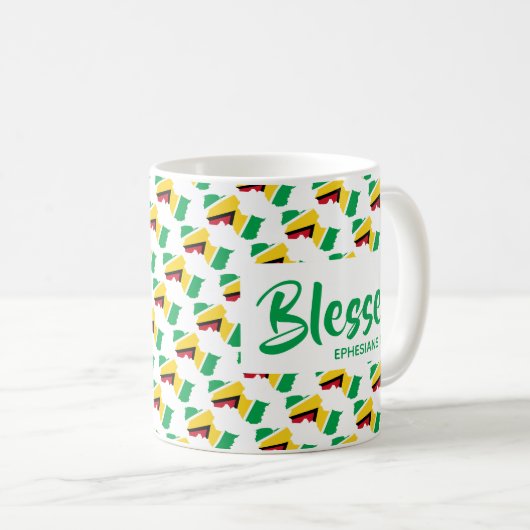 ガイアナ賛美エペシアンクリスチャン聖なる書物、 経典 コーヒーマグカップ (正面右)