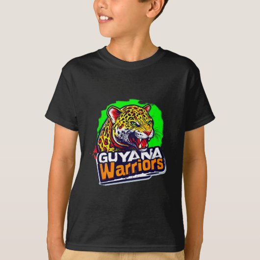 ガイアナ ウォリアーズ 愛国クリケット Tシャツ (正面)