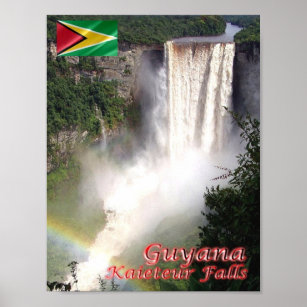 ガイアナ – カイテーア滝- ポスター