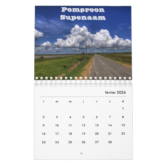 ガイアナ カレンダー (2月 2026)