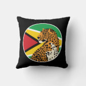 ガイアナ・ジャガー・ガイアナ国旗 クッション (裏面)