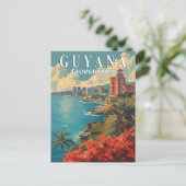 ガイアナ,ジョージタウン ポストカード (スタンド正面)