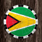 ガイアナ・ダートボード・ガイアナ国旗/遊技盤 ダーツボード