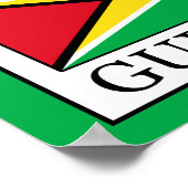 ガイアナ ポスター (角)