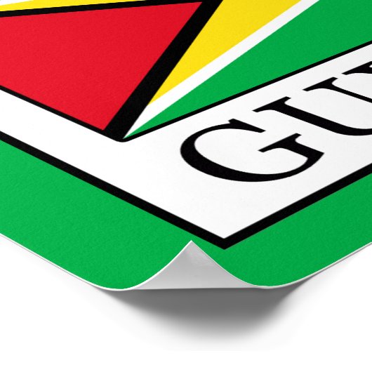 ガイアナ ポスター (角)