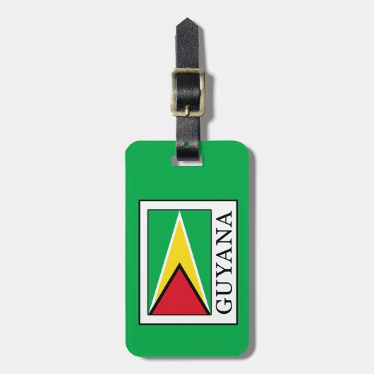 ガイアナ ラゲッジタグ (正面縦)