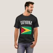 ガイアナ 国旗 ガイアナ人 Tシャツ (正面フル)