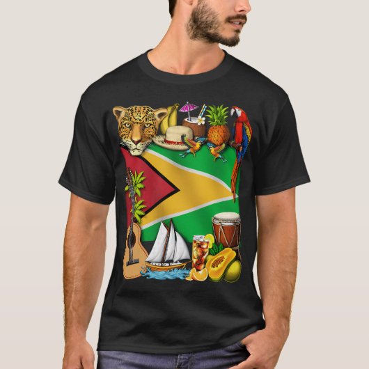 ガイアナ Tシャツ (正面)