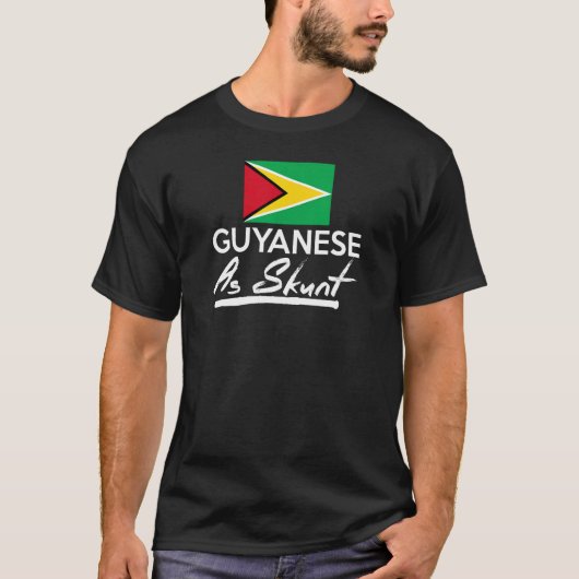 ガイアナAsスカントガイアナCricket Tシャツ (正面)