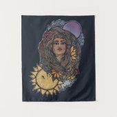 ガイアマザーアース女神タロットザワールド タペストリー (正面)