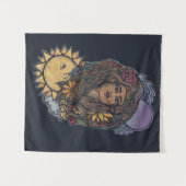 ガイアマザーアース女神タロットザワールド タペストリー (正面(横))