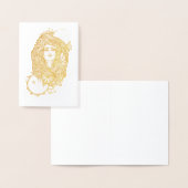 ガイアマザー女神 箔カード (ディスプレー)