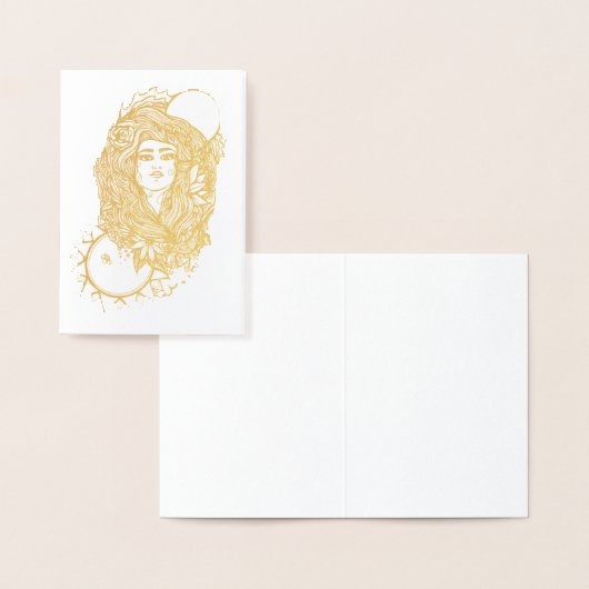 ガイアマザー女神 箔カード (ディスプレー)