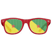 ガイアン国旗 レトロサングラス (正面)