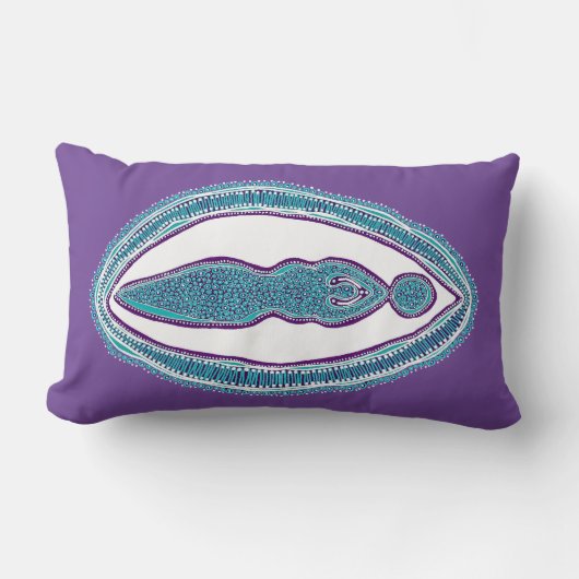 ガイア女神ヨニ ランバークッション (正面)