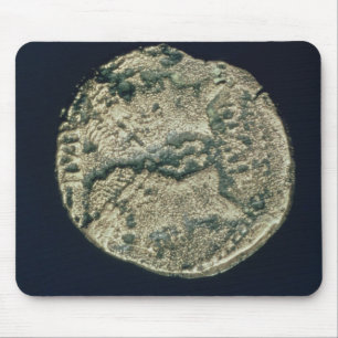 ガイウス・ユリウス・カエサルおよびAugustusの頭部が付いている硬貨 マウスパッド